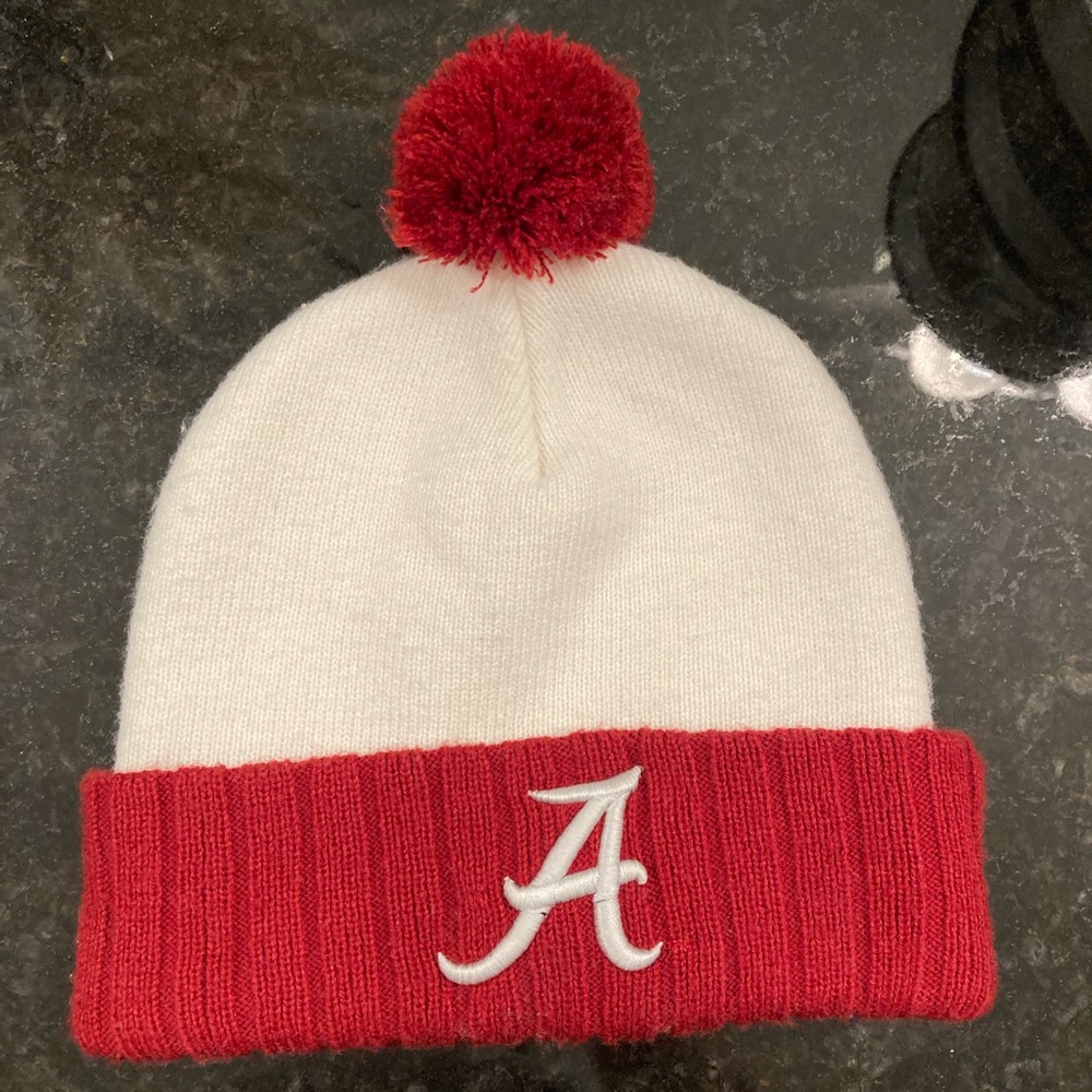 Nike Alabama University beanie white and crimson